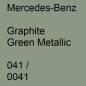 Preview: Mercedes-Benz, Graphite Green Metallic, 041 / 0041.